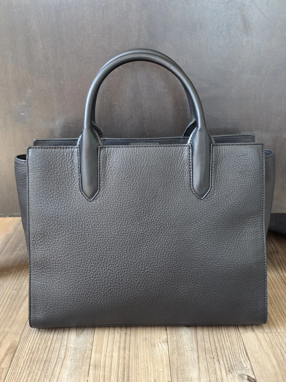 Kate Spade Flynn Street Meriwether Large Leather Tote Bag - Black/White NWOT